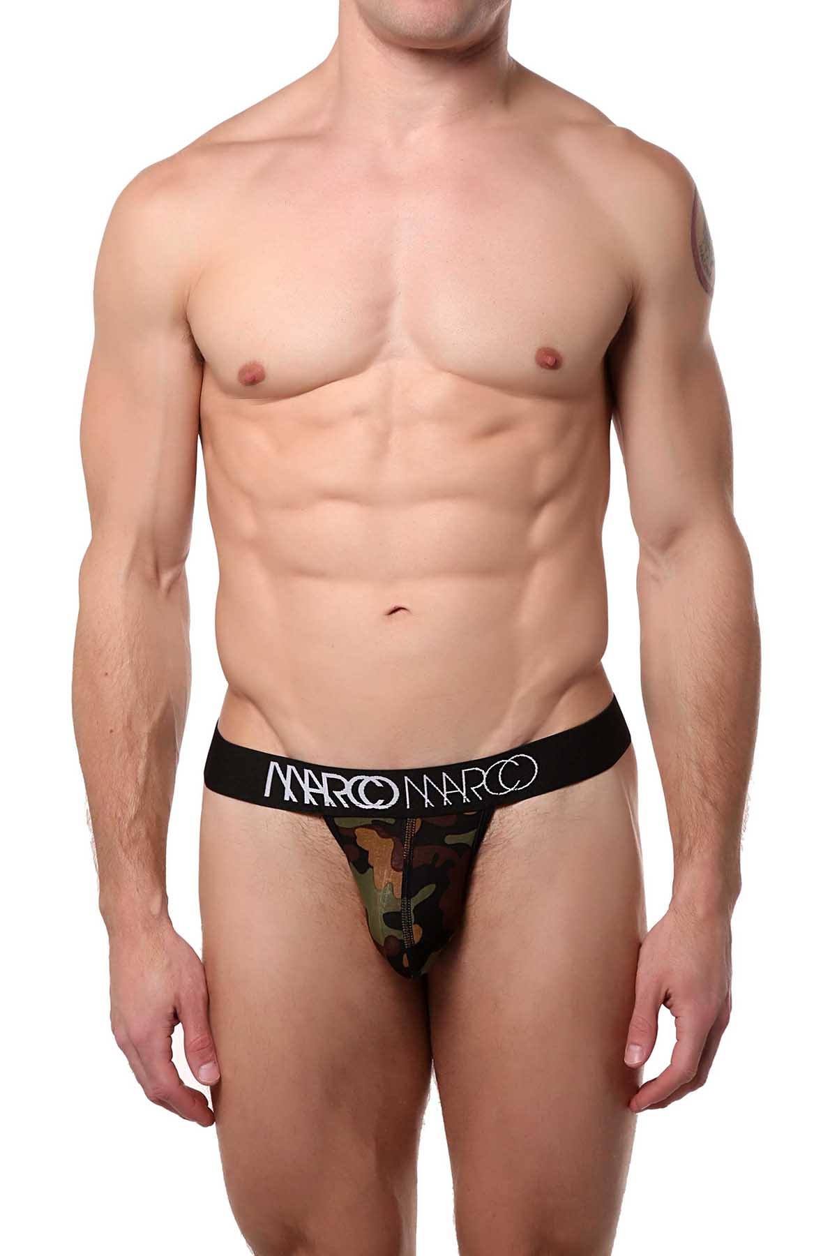 Marco Marco Camo-Print Commander Thong