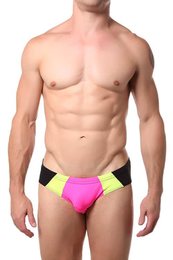 Marco Marco Pink Panel Swim Brief thumbnail 1