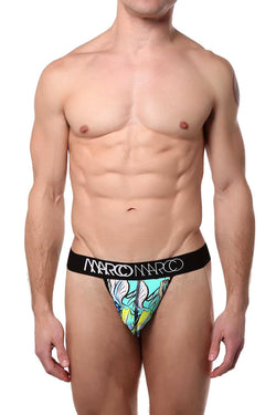 Marco Marco Tropical-Print Thong thumbnail 1