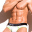 Marco Marco White/Neon Stitch Brief
