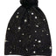 Marcus Adler Navy Starburst Pom-Pom Beanie