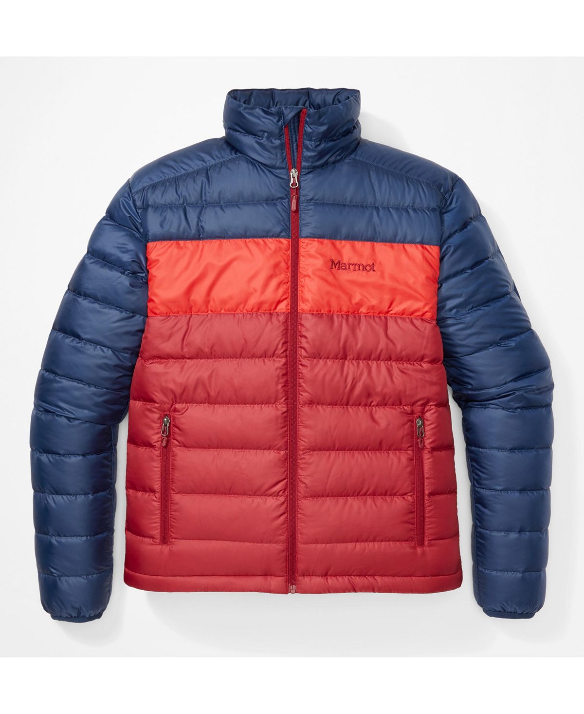 Marmot Ares Packable Puffer Jacket Arctic Navy & Victory Red
