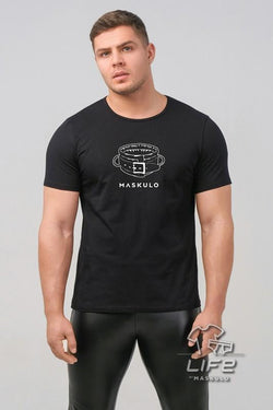 Maskulo Black Cuff T-shirt thumbnail 1