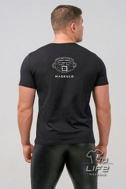 Maskulo Black Cuff T-shirt thumbnail 2