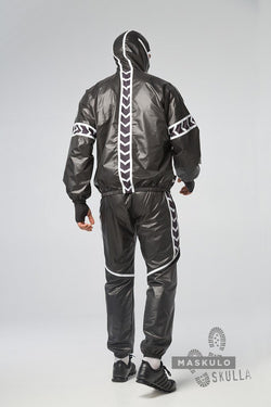Maskulo Black Fetish Windbreaker Jacket thumbnail 4