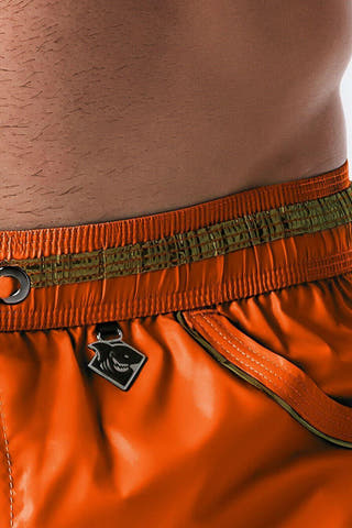 Maskulo Carrot BeGuard Foil Piping Swim Short