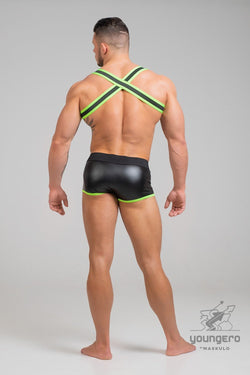 Maskulo Green Bulldog Elastic Harness thumbnail 2