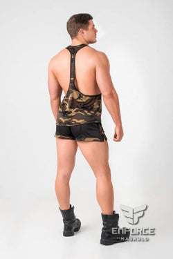 Maskulo Green Camo Enforce Tank Top thumbnail 2
