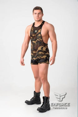 Maskulo Green Camo Enforce Tank Top thumbnail 3