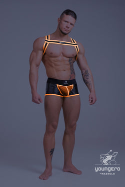 Maskulo Orange Bulldog Elastic Harness thumbnail 3