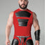 Maskulo Red Armored Tank Top