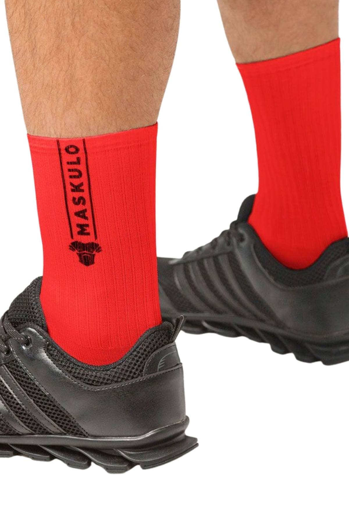 Maskulo Red Fetish Crew Sock