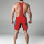 Maskulo Red Regular Rear Wrestling Singlet With Full Thigh Pads