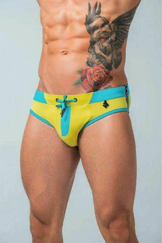 Maskulo Sunny Yellow BeGuard Swim Brief