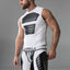 Maskulo White Armored Tank Top