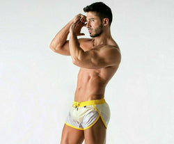 Maskulo Yellow Beguard Silky Club Swim Short thumbnail 1