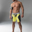 Maskulo Yellow Men's Full Thigh Pads Cycling Shorts