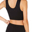 Material Girl Active Heather Grey Low Impact Biker Cropped Tank Bra