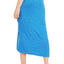 Material Girl Blue Ditsy Printed Junior's Ruched Tie Front Skirt