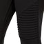 Material Girl Jet Black Junior's High Rise Moto Legging