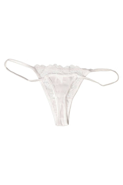 Matisse White Lace Thong thumbnail 4