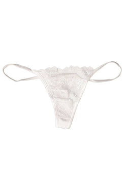 Matisse White Lace Thong thumbnail 2