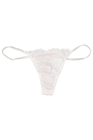 Matisse White Lace Thong