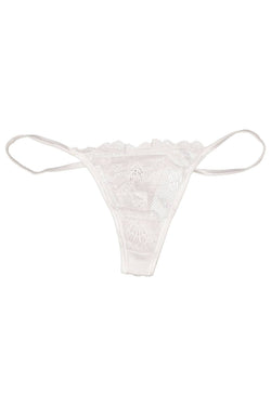 Matisse White Lace Thong thumbnail 1