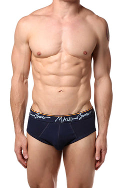 Maui and Sons Blue/Surfboards Cotton-Stretch Brief 2-Pack thumbnail 4