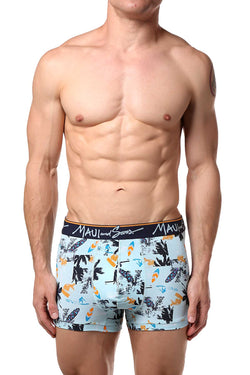 Maui and Sons Blue/Surfboards Cotton-Stretch Trunk 2-Pack thumbnail 2