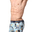 Maui and Sons Blue/Surfboards Cotton-Stretch Trunk 2-Pack