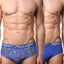 Maui and Sons Blue/Tropical-Fruits Cotton-Stretch Brief 2-Pack