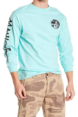 Maui and Sons Celadon Get-It-Together Logo-Print T-Shirt thumbnail 1