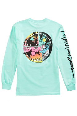 Maui and Sons Celadon Get-It-Together Logo-Print T-Shirt thumbnail 3