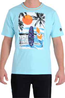 Maui and Sons Light-Blue Surfboard Tee thumbnail 2