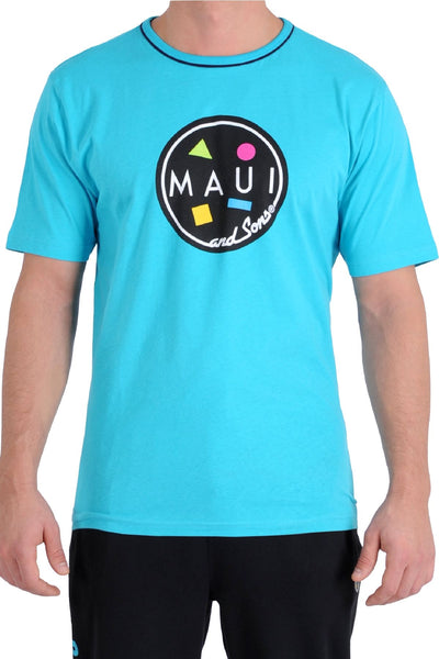 Maui and Sons Scuba-Blue Logo Tee