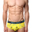 Maui and Sons Scuba-Blue/Pineapple Cotton-Stretch Brief 2-Pack