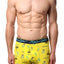 Maui and Sons Scuba-Blue/Pineapple Cotton-Stretch Trunk 2-Pack