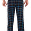 Memphis Blues Black/Blue/White Flannel Pajama Pant