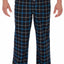 Memphis Blues Black/Blue/White Flannel Pajama Pant