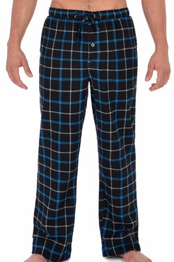 Memphis Blues Black/Blue/White Flannel Pajama Pant thumbnail 4