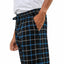 Memphis Blues Black/Blue/White Flannel Pajama Pant