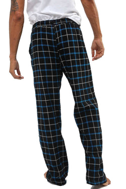 Memphis Blues Black/Blue/White Flannel Pajama Pant thumbnail 2