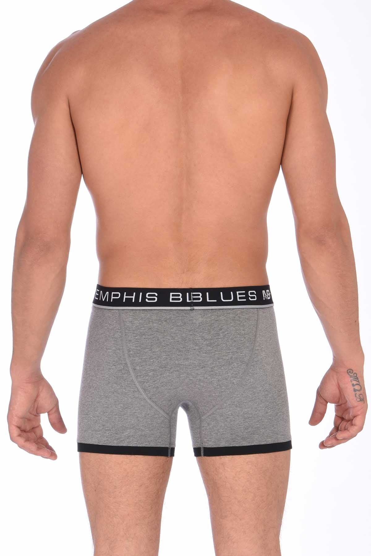 Memphis Blues Grey/Black Boxer Brief 2-Pack