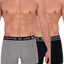 Memphis Blues Grey/Black Boxer Brief 2-Pack