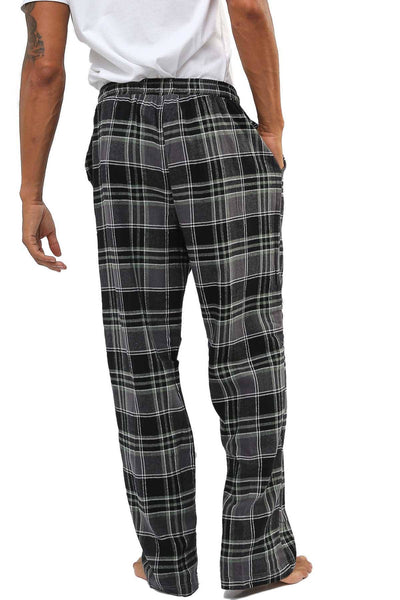 Memphis Blues Grey/Black/Sage Flannel Pajama Pant