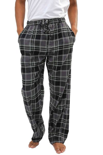 Memphis Blues Grey/Black/Sage Flannel Pajama Pant