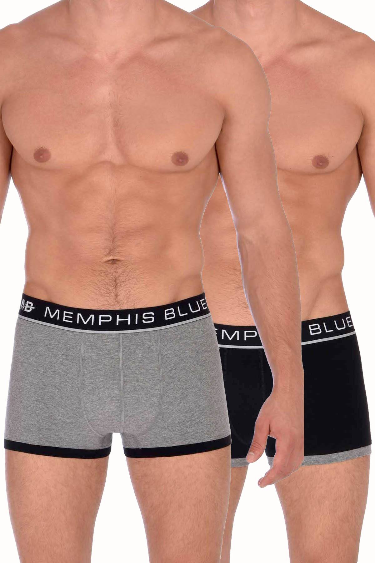 Memphis Blues Grey/Black Sport Trunk 2-Pack