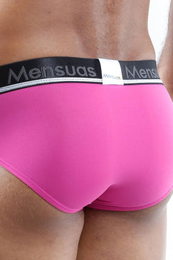 Mensuas Fuchsia/Jade Explosion Texture Bikini Brief thumbnail 2