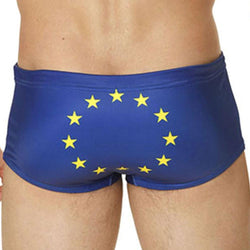 Mensuas MN8016 Europe Flag Swim Boxer thumbnail 2